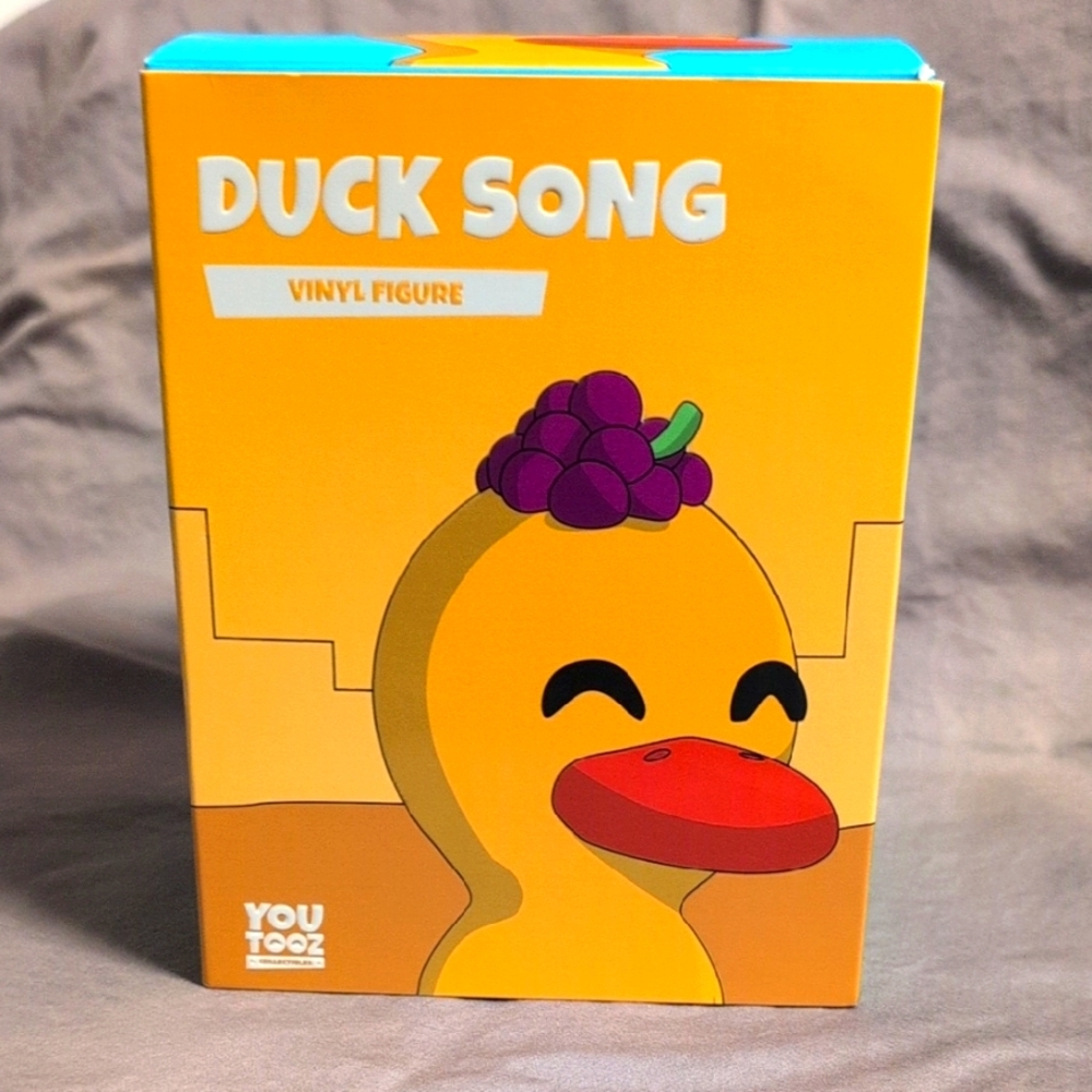 Duck Song Vinyl Figure You Tooz. Rare New In Box. Got Any Grapes? Collectible.